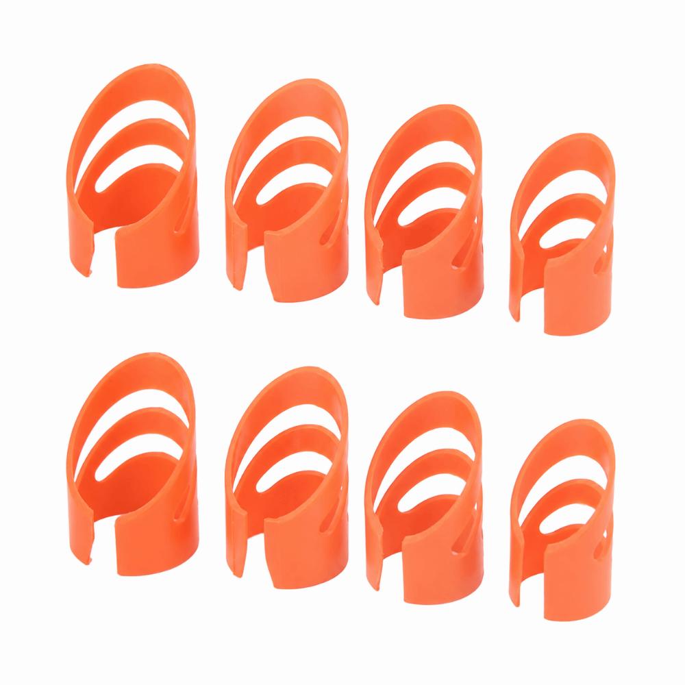 8PCS Adjustable Guitar Finger Pick Multiple Sizes Instrument Accessory Set Stringed Instrument