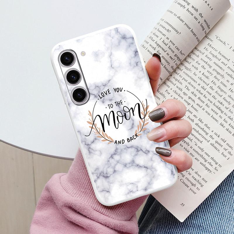 Чехол для Samsung A55 5G Задняя крышка Защитный силиконовый Funda Модный Мраморный Каменный Текстурный Coque для Samsung Galaxy A54 A56 Capa