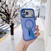 Применимый iPhone18promax матовая чувствительная к коже магнитная присоска держатель чехол для мобильного телефона Apple 17 однословный держатель защитный чехол