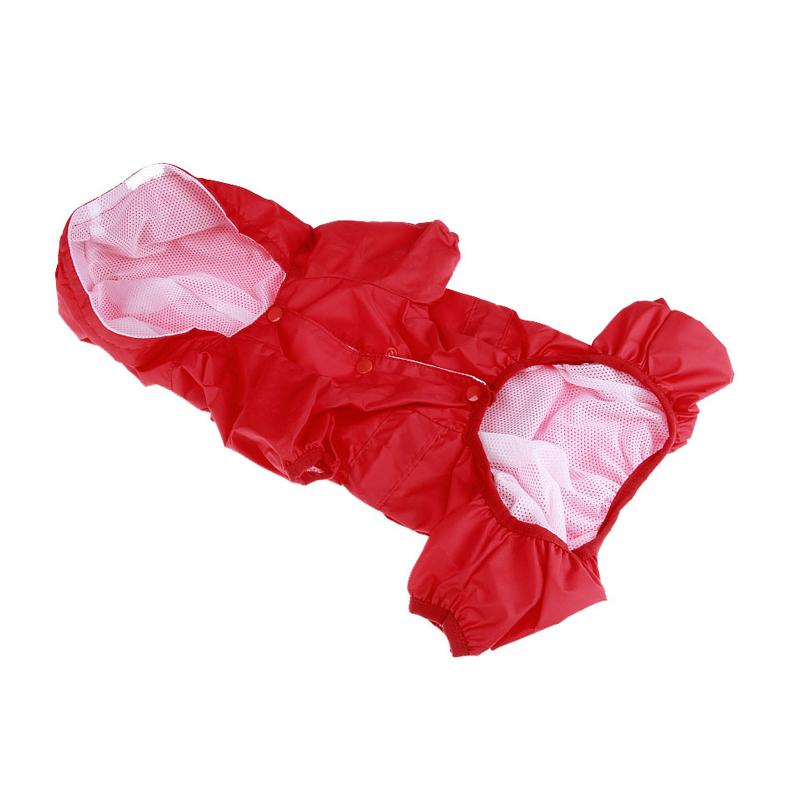 1 шт. ветрозащитный комбинезон для домашних животных, дождевик для собак, светоотражающая водонепроницаемая толстовка с завязками на спине, товары для домашних животных
