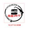 Виниловая светоотражающая наклейка на крышку бензобака, аксессуары для SEAT Leon MK1 MK2 MK3 5F Ibiza 6L 6J Altea Arona Tarraco Cupra Cordoba