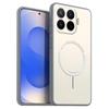 Матовый полупрозрачный магнитный чехол для телефона Xiaomi 17T Pro Мягкая ТПУ крышка