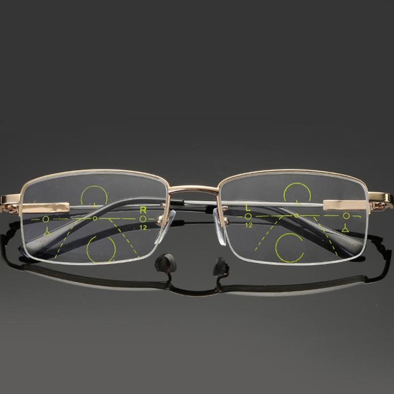Очки двойного назначения для ближнего и дальнего применения для пресбиопии, прогрессивные мультифокусные очки для пресбиопии, умный зум, защита от синего света на расстоянии