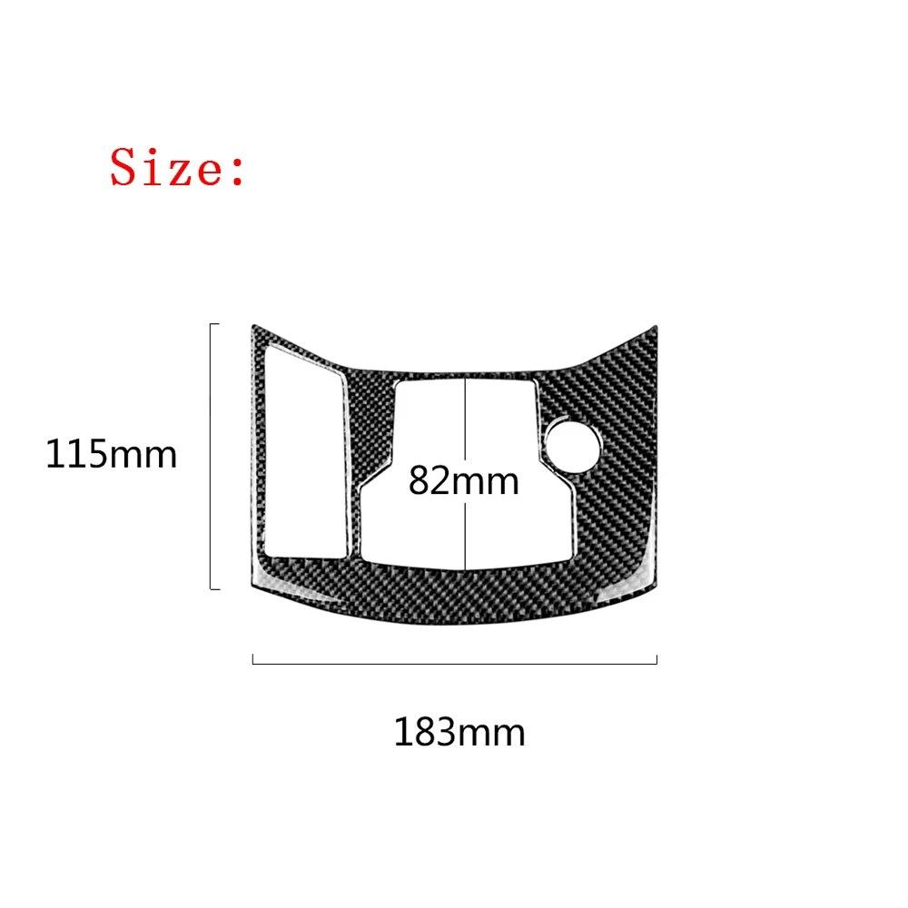 Интерьер из углеродного волокна для Mazda CX-5 CX5 2017 2018, электронная ручка ручного тормоза, кнопка, крышка панели, наклейка, аксессуары, Voiture