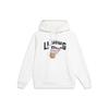 Li Ning Sports Lifestyle Series Lettered Hooded Hooded Fleece Pullover Sweatshirt Men sweatshirt Off-White AWDTE39-2