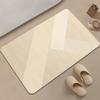 Modern Simple Non-slip Mat Household Bathroom Entrance Suction Mat Simple Line Diatom Mud Mat