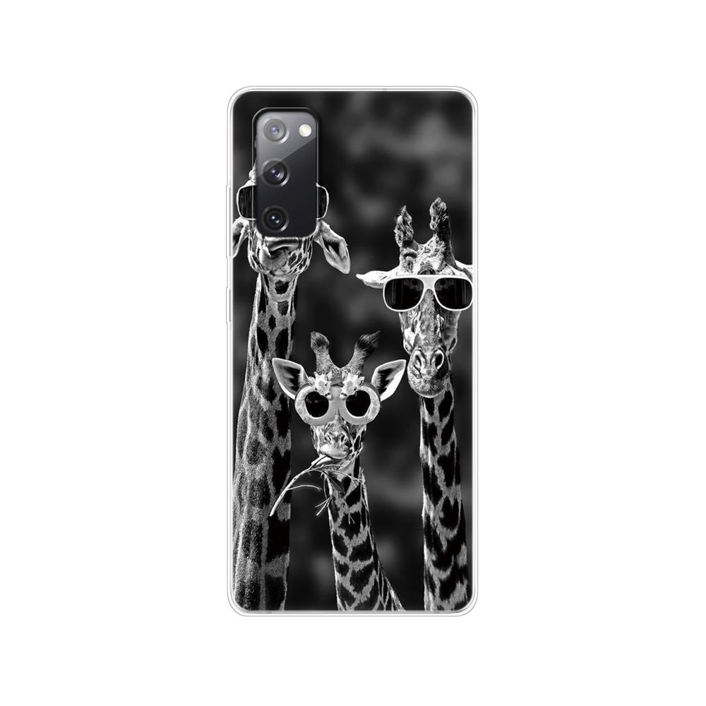 Чехол для Samsung Galaxy S20 FE 6,5 "Мягкий силиконовый чехол из ТПУ на заднюю панель телефона для Samsung S20 fe, бампер GalaxyS20 FE S20FE, принципиально чехол