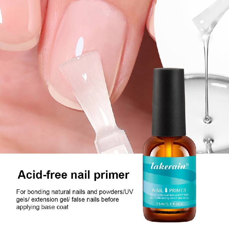 Nail Primer Set With Balancing Solution And Adhesive For Professional Manicure Care