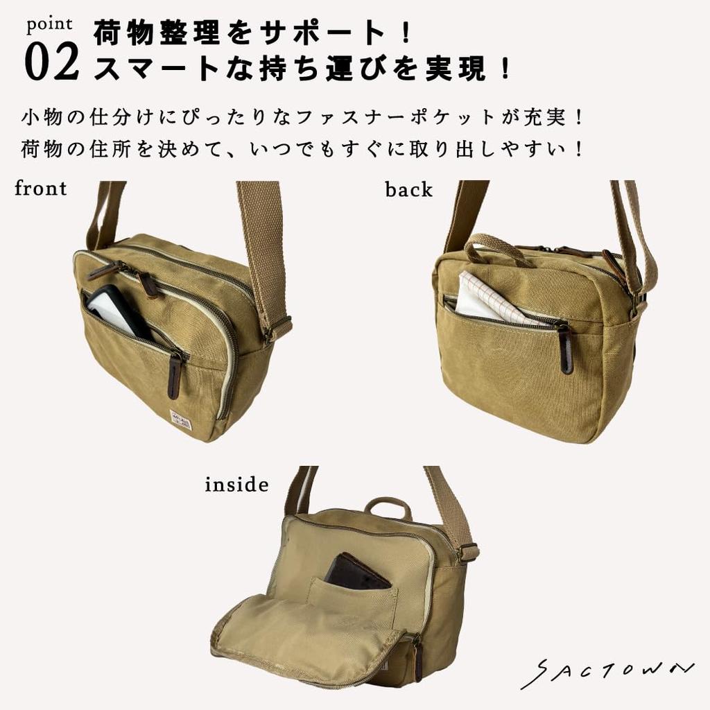 Сумка через плечо Hanpu Koubou, маленькая, легкая, кроссбоди, 10 шт., холст 3X05, темно-синяя, для женщин и мужчин, №