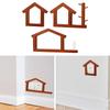 Wooden Outlet Cover Plate Frame Protector Wall Decor for Living Room