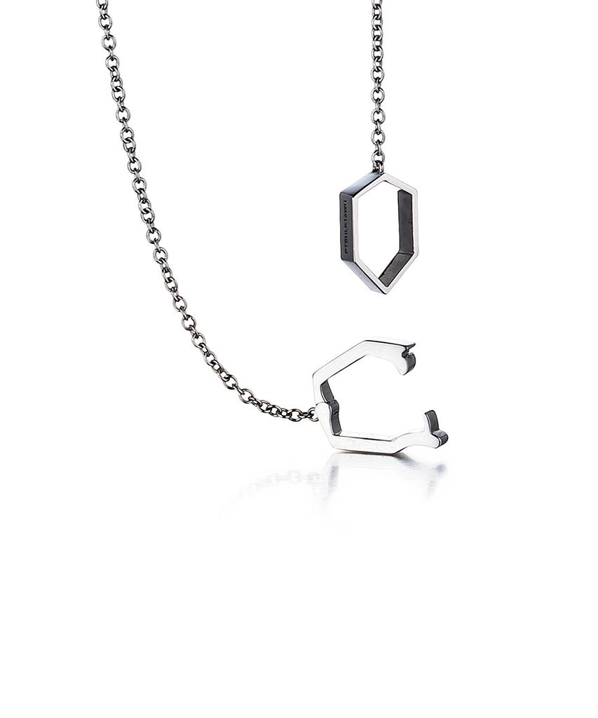Trencadism Patrick Necklace Silver 925 Necklace Trm Ptn13Shlk