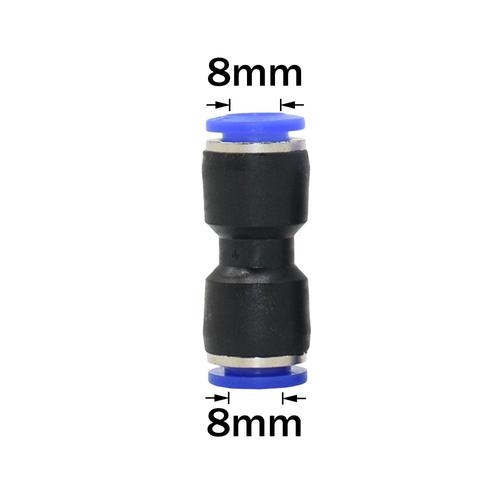 Outdoor Misting Cooling System Garden Irrigation Watering 8mm Brass Atomizer Nozzles Connector Kit for Patio Greenhouse