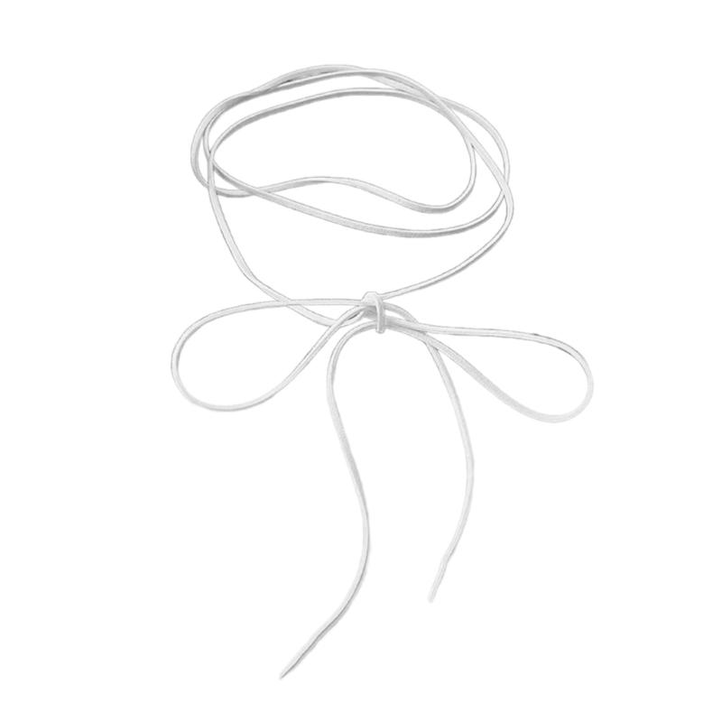 Элегантное длинное ожерелье-чокер, стильная цепочка на шею с подвеской в виде банта, аксессуар для модных женщин