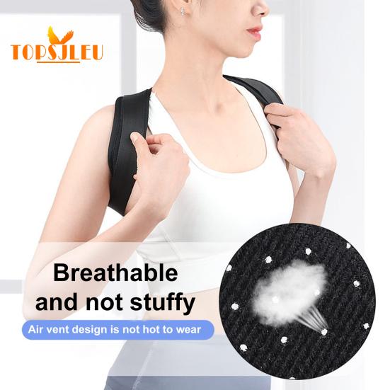 Лента-застежка для корректора осанки спины - регулируемая, пояс для коррекции горбатости, удобный пояс для поддержки спины для женщин и мужчин