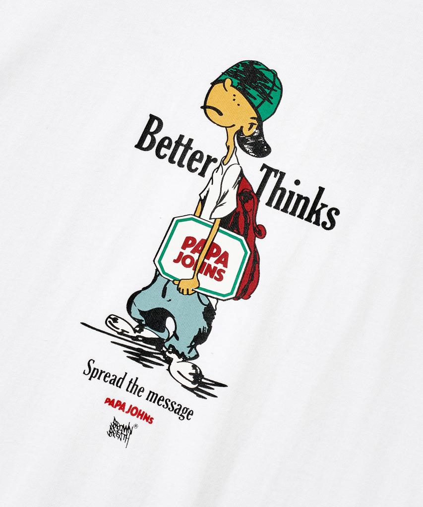 BROWNBREATH Bxp Better Thinks Tee - White