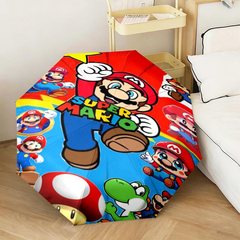 Super Mario Automatic Umbrella - Suitable Travel Portable Umbrella Outdoor sun shading umbrella Suitable For All Seasons