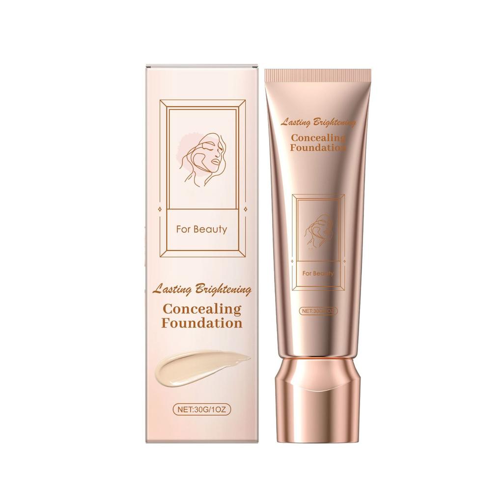 Liquid Concealer Foundation, Moisturizing Light And Lasting Without Makeup Refreshing Moisturizing Skin Care Moisturizing Liquid Foundation 30ml