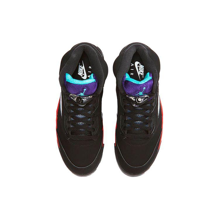 Кроссовки унисекс Air Jordan 5 Retro Top 3 Разноцветные Черный Огненно-Красный CZ1786-001