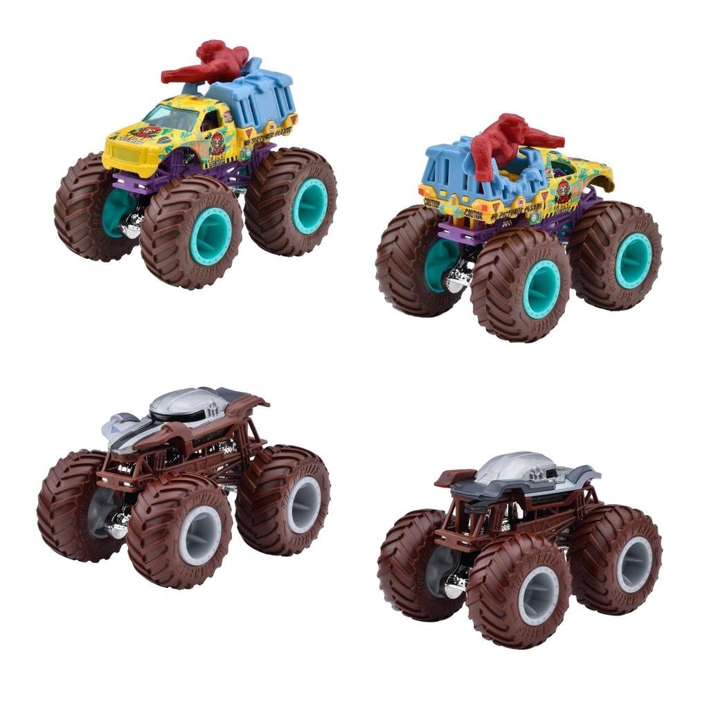 Hot Wheels Monster Truck Assortment мини-автомобили, проданные в возрасте 164 лет [8 коробок] [3 штуки] 984C-FYJ44