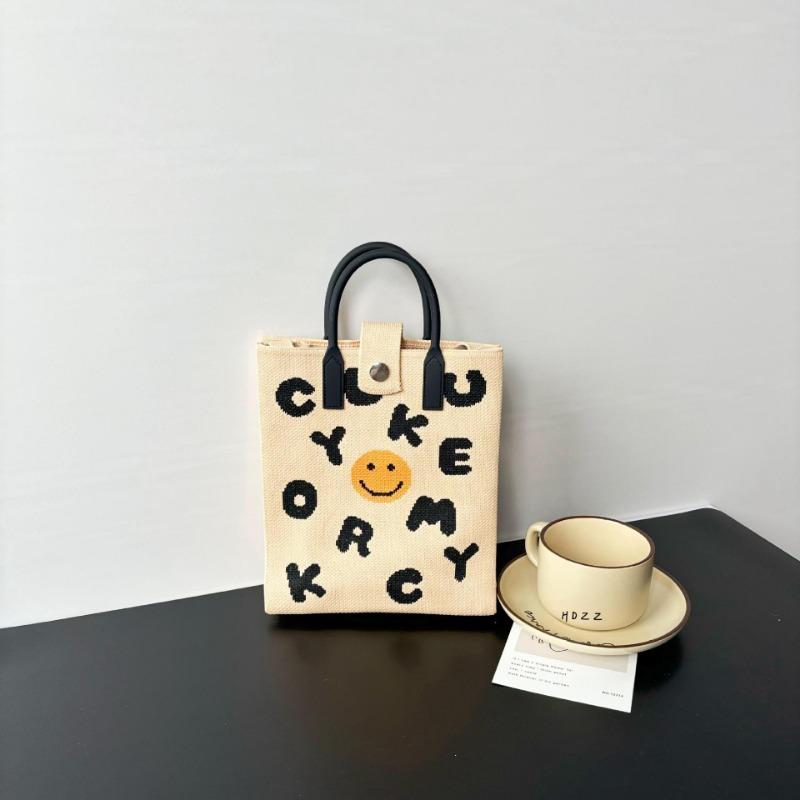 Премиальный стиль, сумка для мобильного телефона большой вместимости, вязаная сумка, нишевая, универсальная, на плечо, мессенджер, мультяшная, модная, дамская сумочка