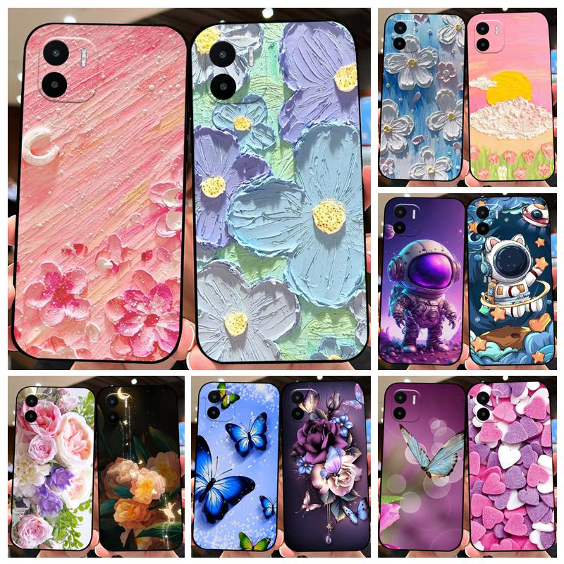 For Redmi A1 A2 Case Cute Color Printing Soft TPU Silicone Phone Cover For Redmi A2 Plus A1+ A2+ Shockproof Coque Bumper Covers