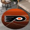 1PC Flyers Hockey Team Round Rug, Non-slip Chair Mat, Home Decor, Circle Carpet Perfect for Office, Bedroom, Living Room,Christmas gift