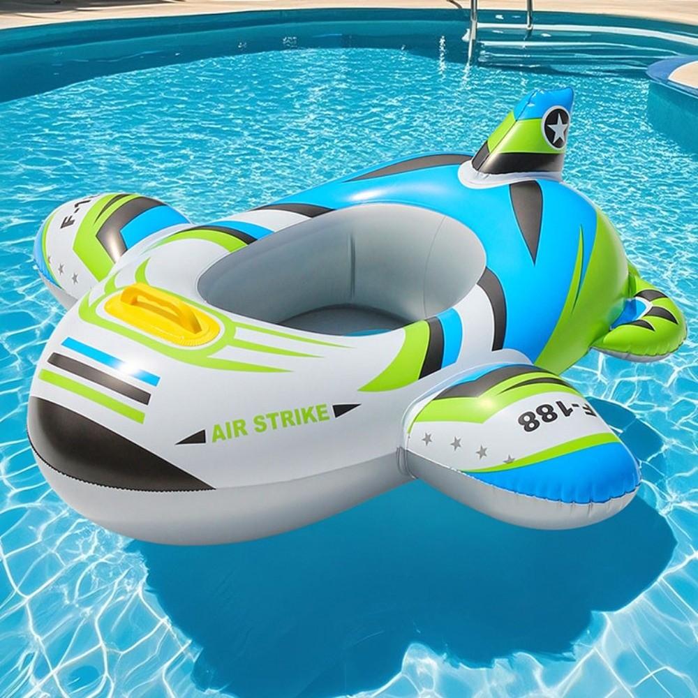 Aircraft Shape Swimming Circle Inflatable Baby Swimming Float Seat Kid