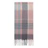 Rainbow Scarf Nordic Imitation Cashmere Scarf Color Square Plaid Scarf Double-sided Color Matching Scarf Tassel