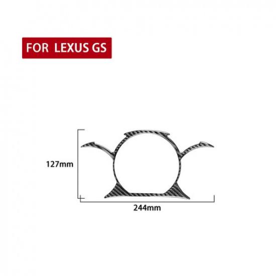 Накладка на рамку спидометра из углеродного волокна для интерьера для Lexus GS300/350/430/450h
