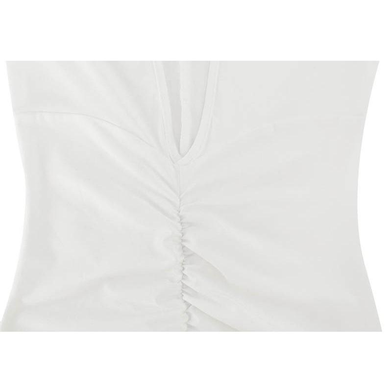 Женское чистое ветреное осенне-зимнее модное сексуальное платье с глубоким V-образным вырезом и разрезом, утягивающее платье