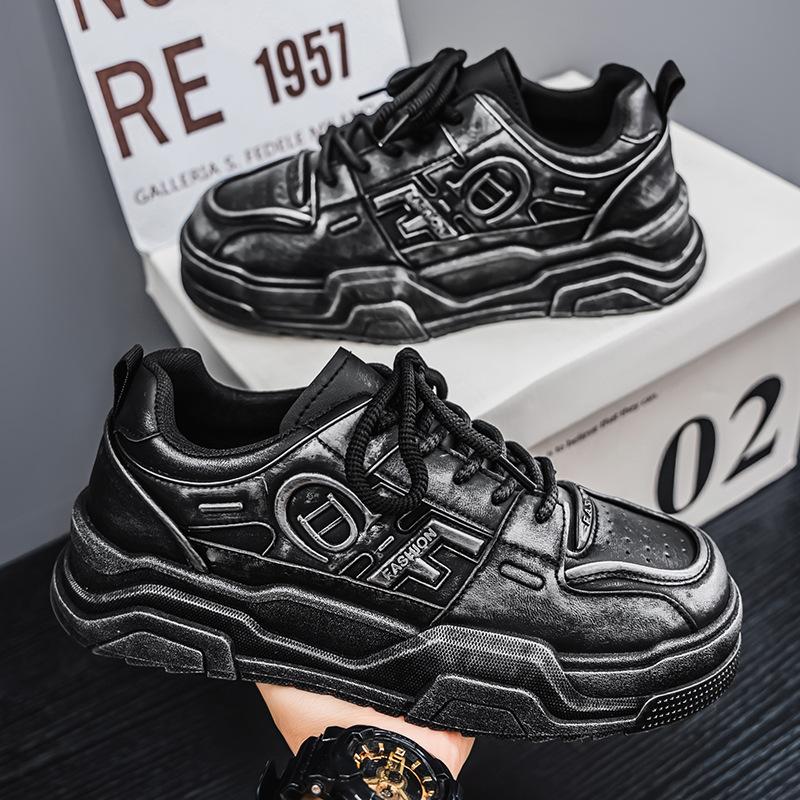 Весенняя мужская обувь, новые дышащие белые туфли, мужская модная универсальная обувь на толстой подошве, увеличивающая рост, спортивная обувь, повседневная обувь для серфинга, модная обувь