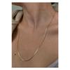 Gold Color Crushing Unisex 60 Cm Chain