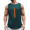 Men’s Gym Clothes Summer Mesh Qiuck-dry Breathable Tank Tops Outdoor Running Sleeveless T-Shirt Bodybuilding Tops