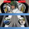 Convex Mirrors Car 2pcs Ultra-Clear Car Convex Mirrors Rear View Mirrors Blind Side Mirrors Replacement Round Side By Side