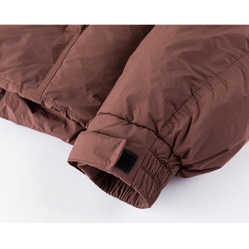 Модная женская хлопковая куртка-пуховик с капюшоном и длинным рукавом, повседневная зимняя свободная толстая пуховая куртка, женская элегантная куртка на молнии с завязками 25443