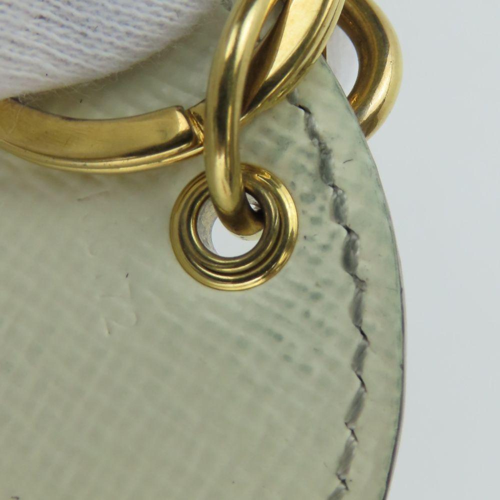 Б/у брелок для ключей LOUIS VUITTON Portocre Monogram M66739 Тыква в горошек Monogram Bron белый Яёи Кусама