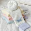 Cute Women's Thickened Socks Soft Middle Tube Socks Simple Warm Home Socks  Autumn Winter