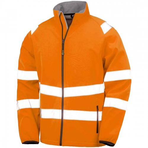 Result Genuine Recycled Mens Printable Safety Soft Shell Jacket