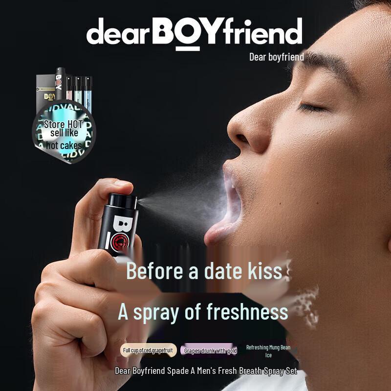 Black Spade Breath Freshener Spray - 3 Pack