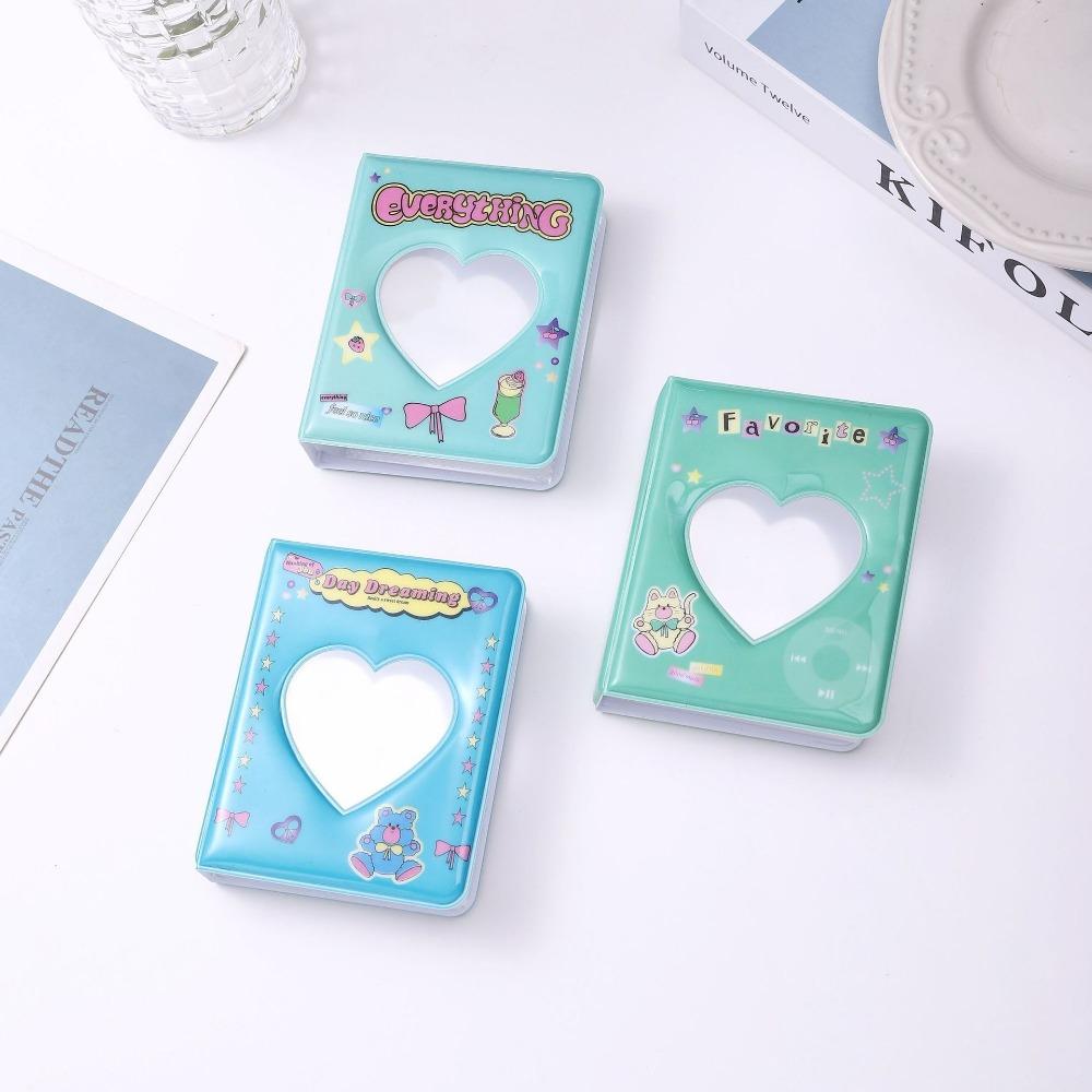 36 карманов держатель для фотокарточек Love Heart держатель для фото мини-книга с именами