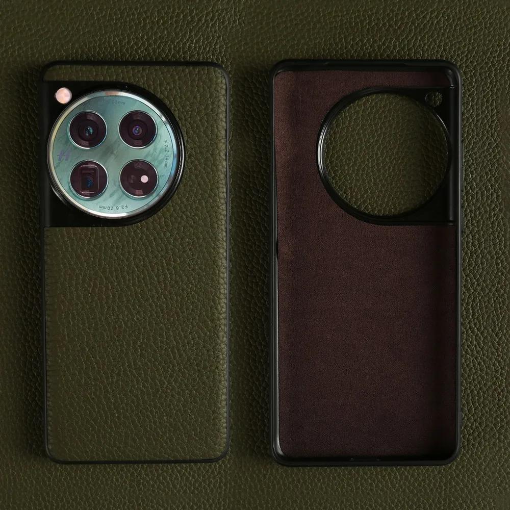 Премиальный чехол из натуральной кожи для Oneplus 12 11 11R 10Pro 12 10R 10T Ace Nord N100, ручная работа, задняя крышка