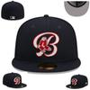 Классическая бейсболка Boston Red Sox с вышивкой, плотно прилегающая, с защитой от солнца