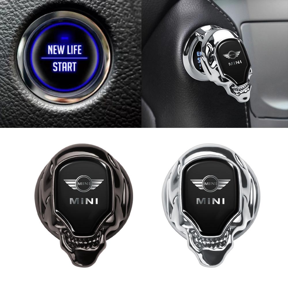 Car ONE-CLICK Start Stop Push Button Engine Ignition Switch Cover Sticker For MINI Cooper JCW WORKS R55 R56 F55 F56 R57 R58 R59 zbfhp66