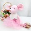 Sleeping Dressing Mouse Dolls Home Decor Stuffed Mouse Girls Toy Ballet Mouse Plush  Kids Toys