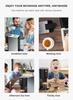 H3A Home 5-in-1 multifunctional capsule espresso machine, compatible with Dolce Gusto, Nespresso, ESE capsules, and coffee powder, stainless steel