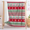 Digital print flannel blanket wish christmas blanket flannel blanket