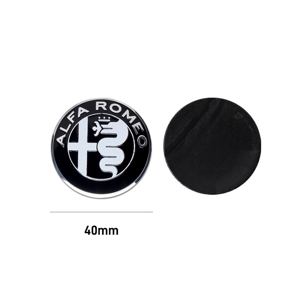 For Alfa Romeo 2026 Hot Sticker 40MM Car Steering Wheel Badge Interior Central Console Knob Decals Accessories For Alfa Romeo Gi