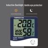 HTC Waterproof Indoor/Outdoor Thermometer Hygrometer with Dual Temperature Display and Probe