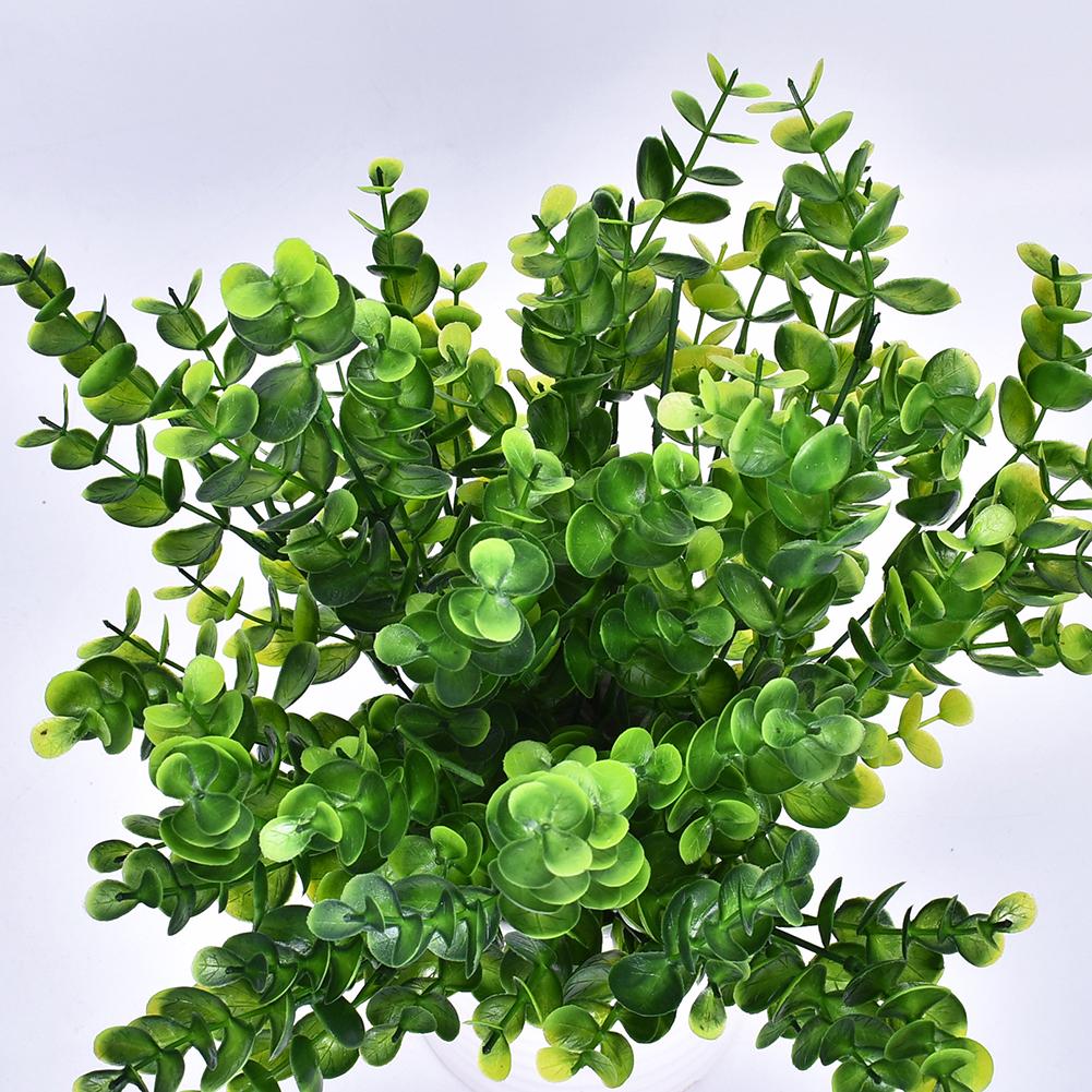 Листья эвкалипта шаровидного зеленое растение домашний офис сад искусственный цветок