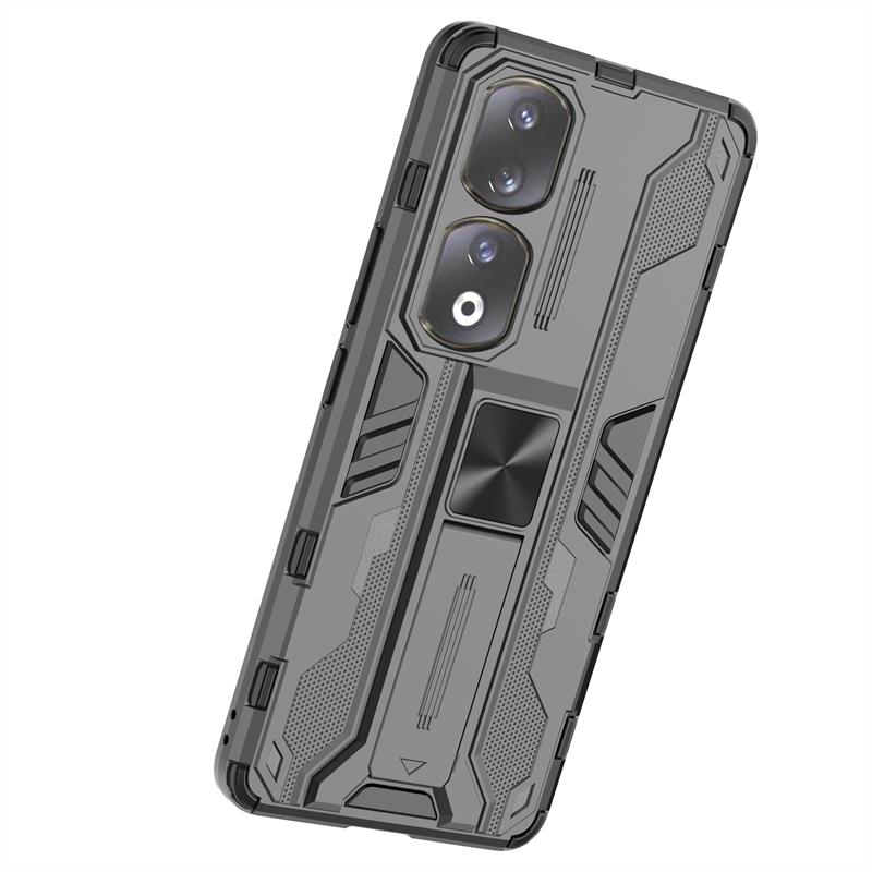 Для Honor 90 Pro Чехол Противоударный Бронированный Магнитный Держатель Чехол Для Телефона Для Xonor Honer Honar 90Pro Honor90 Honor90Pro 5G Задняя Крышка